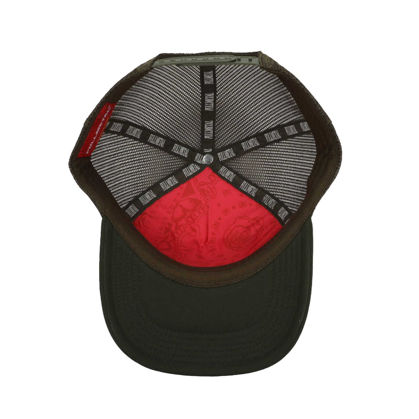"YOU HAVE A FULLMETAL HEART" HAT - OLIVE