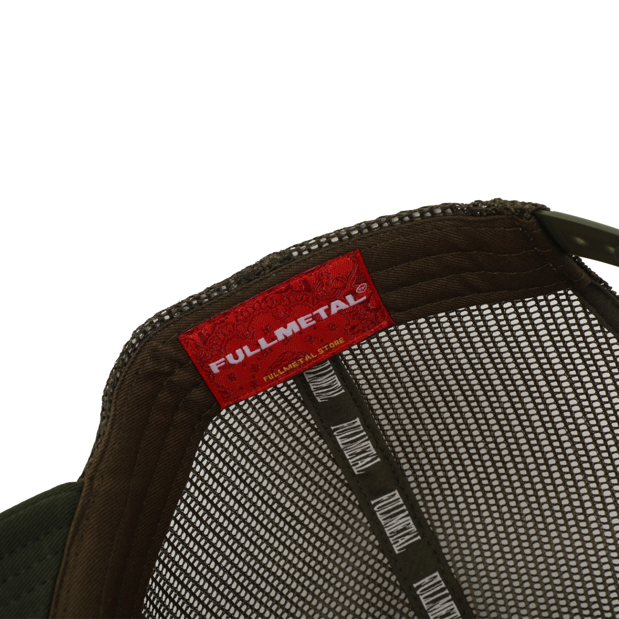 "YOU HAVE A FULLMETAL HEART" HAT - OLIVE