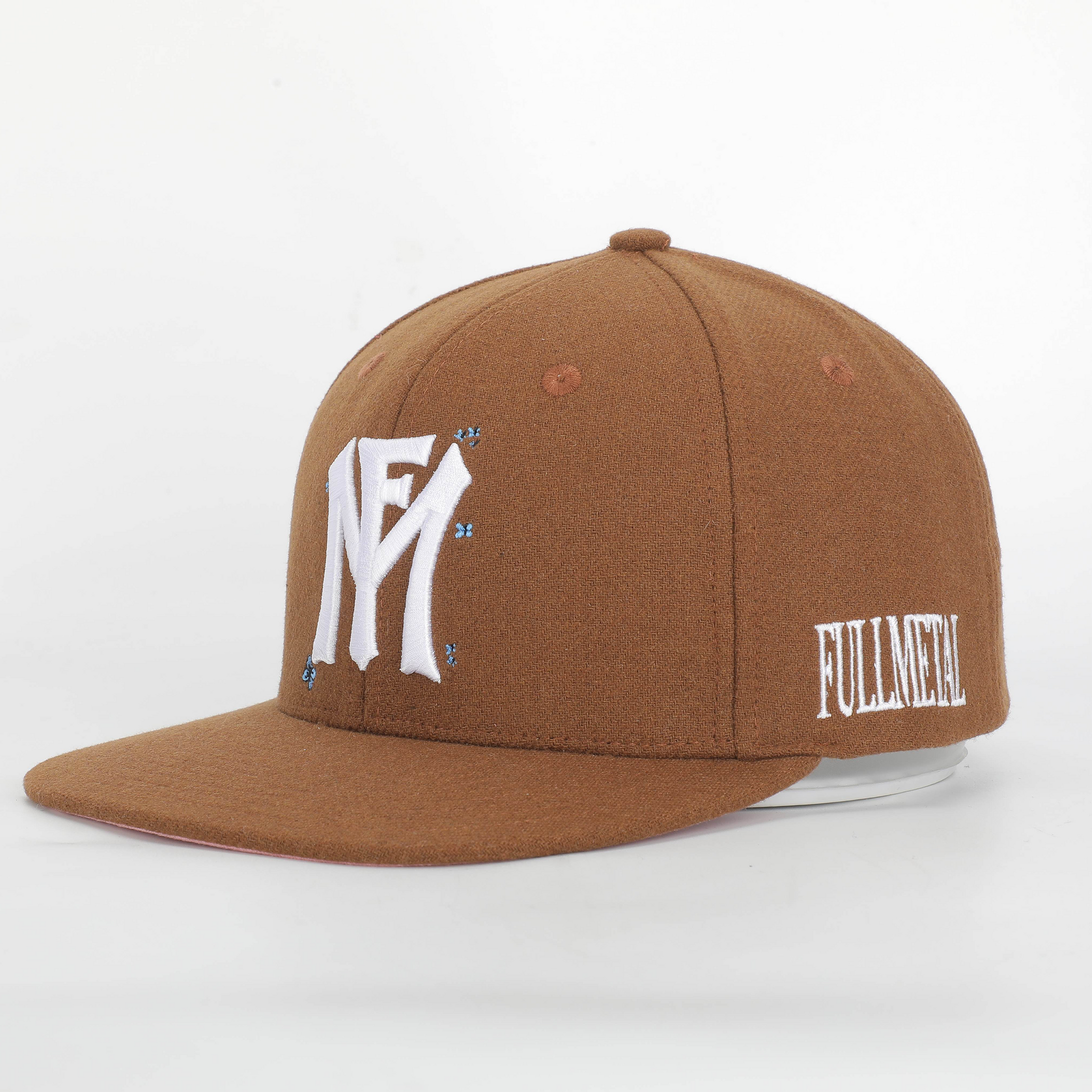 BROWN FULLMETAL LOGO HAT