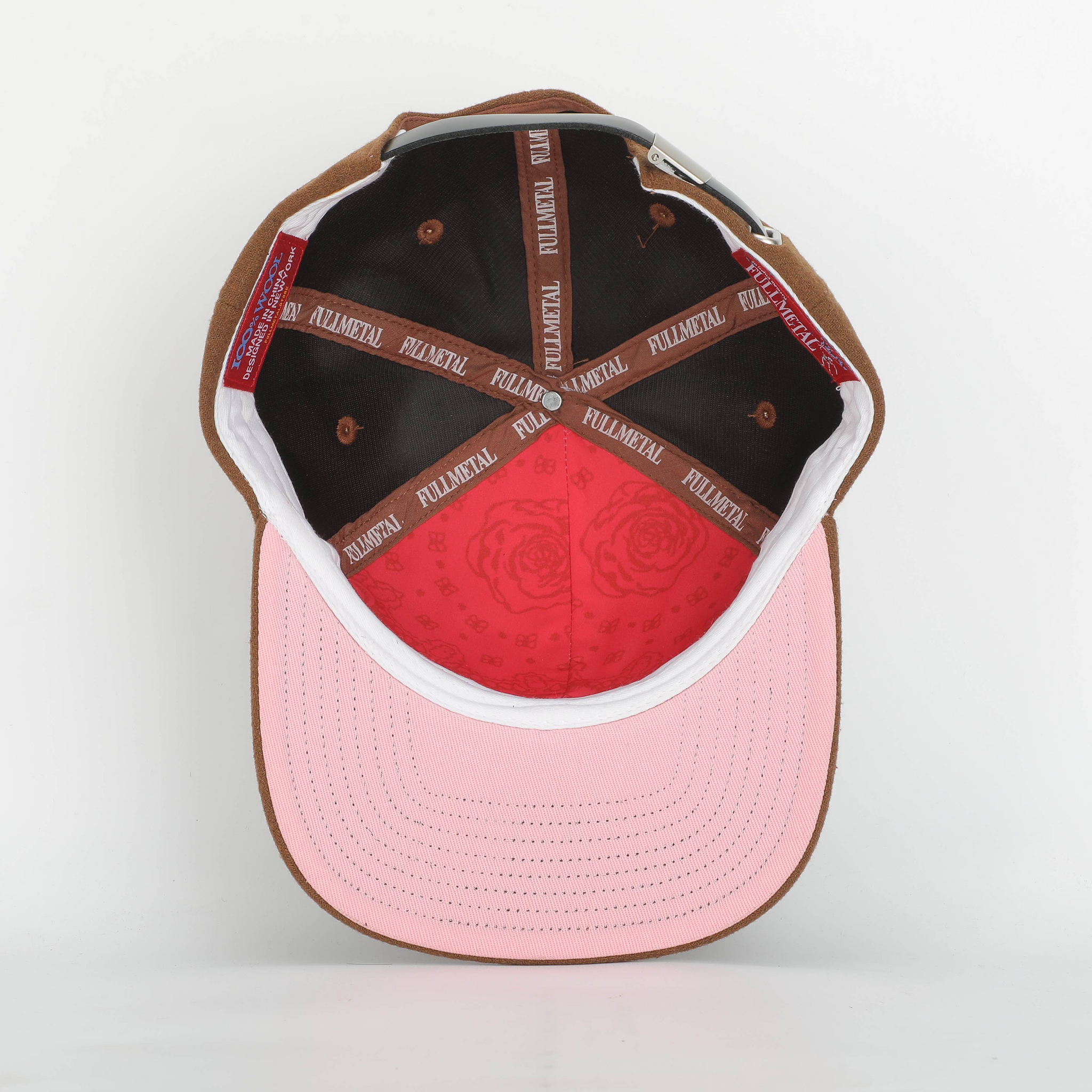 BROWN FULLMETAL LOGO HAT