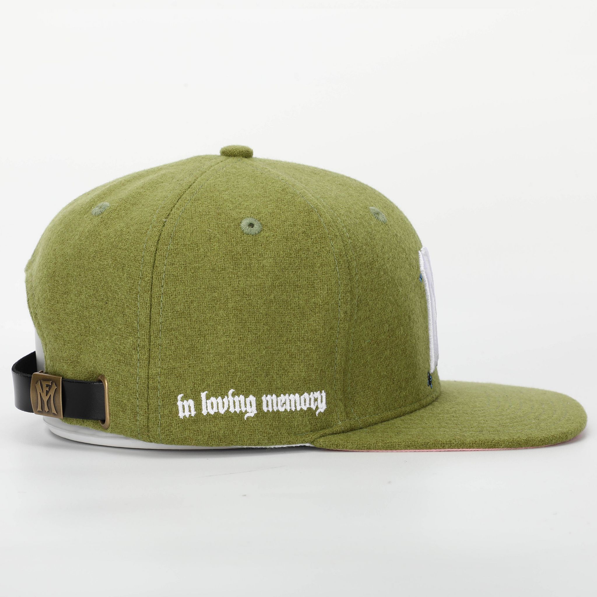 OLIVE FULLMETAL LOGO HAT